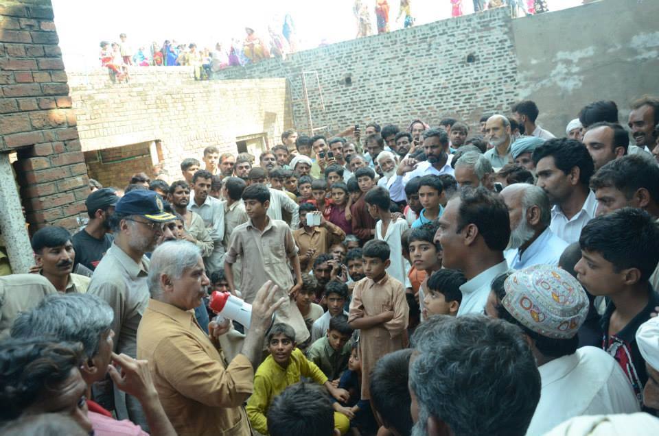 Shahbaz Sharif Visits Rain Affected Area