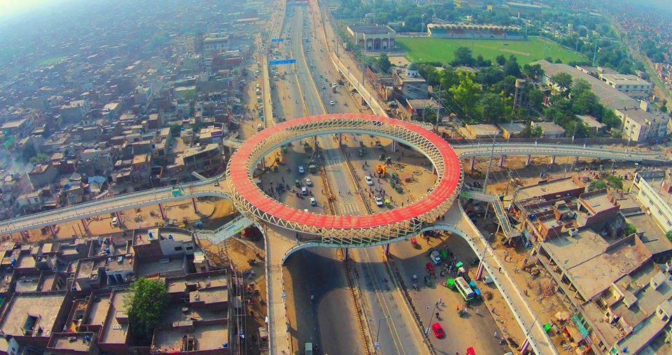 Shanghai style overhead bridge at ferozpur road.jpg