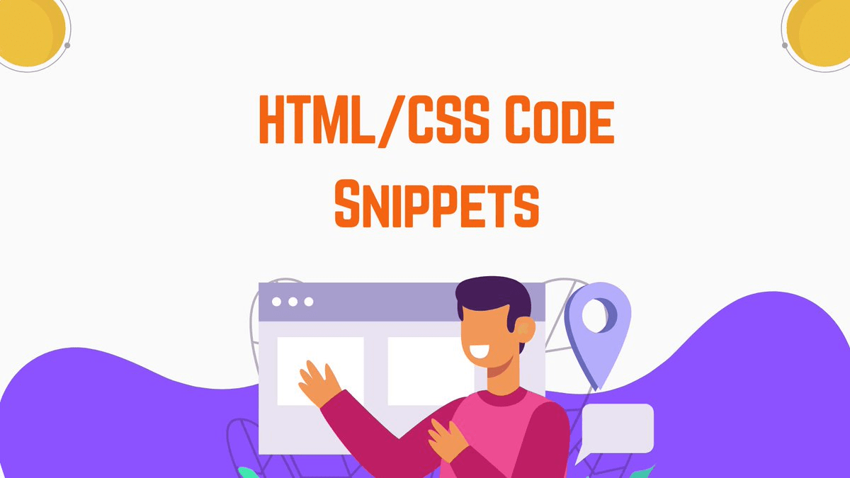 7 FREE Sites for HTML/CSS Code Snippets