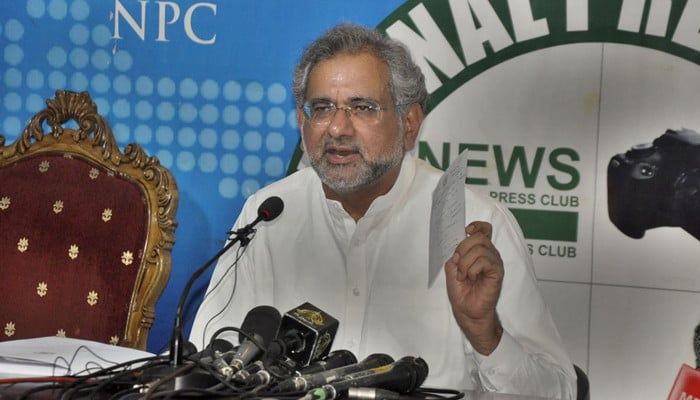 Shahid Khaqan Abbasi Resigns from ECC over Disagreement on LNG Procurement